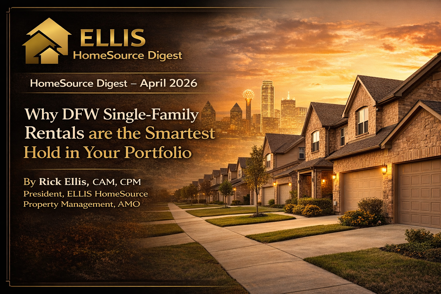 Why DFW Single-Family Rentals are the Smartest Hold in Your Portfolio
